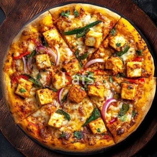 Paneer Tikka Pizza.