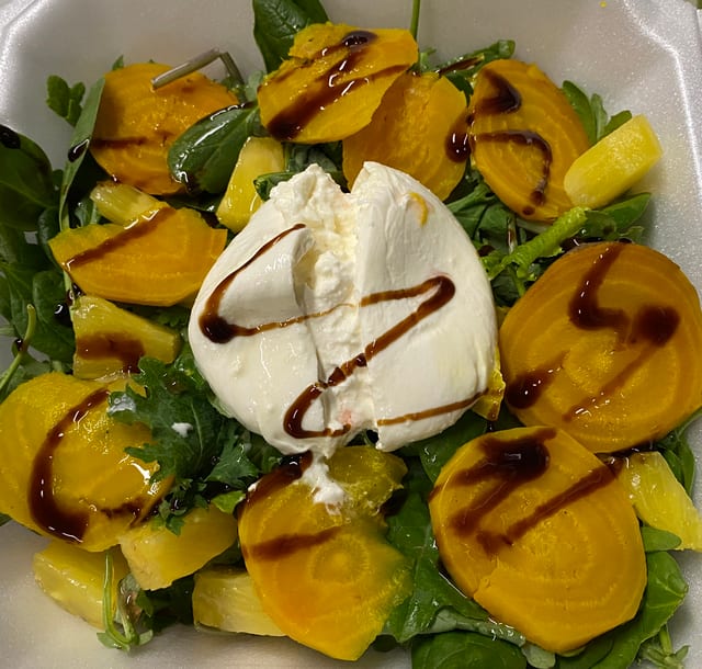 Beet & Burrata salad.
