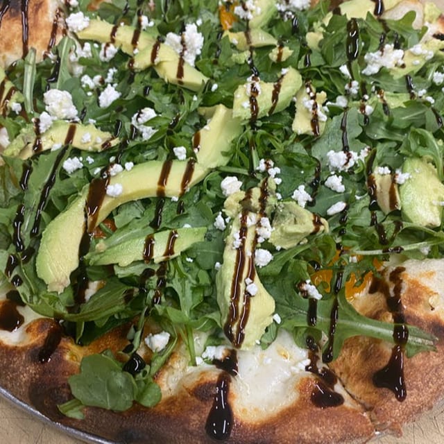 Avocado Toast Cauliflower Pizza.