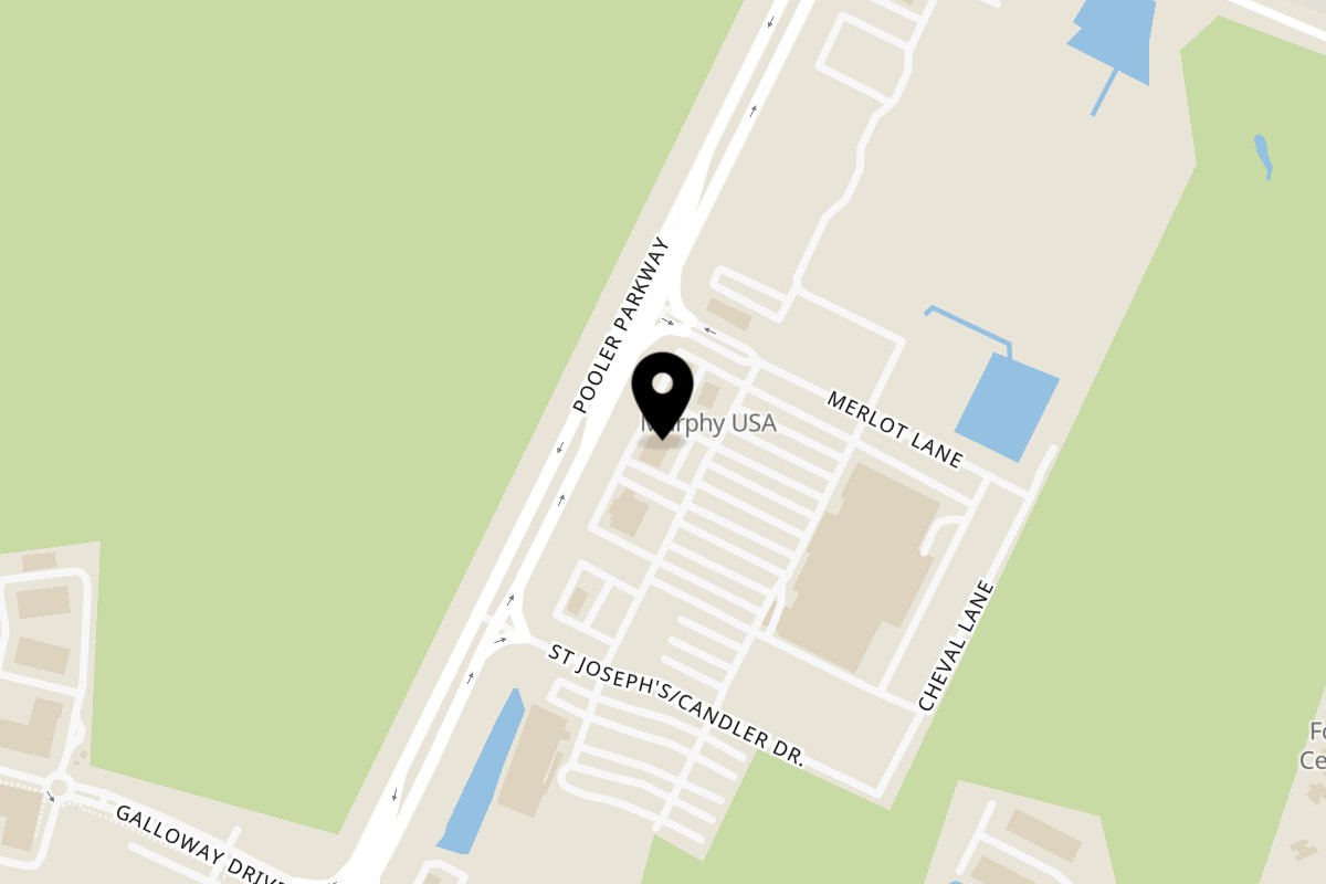 Map showing the location of Green Fire Pizza Pooler on 1557 Pooler Pkwy in Pooler